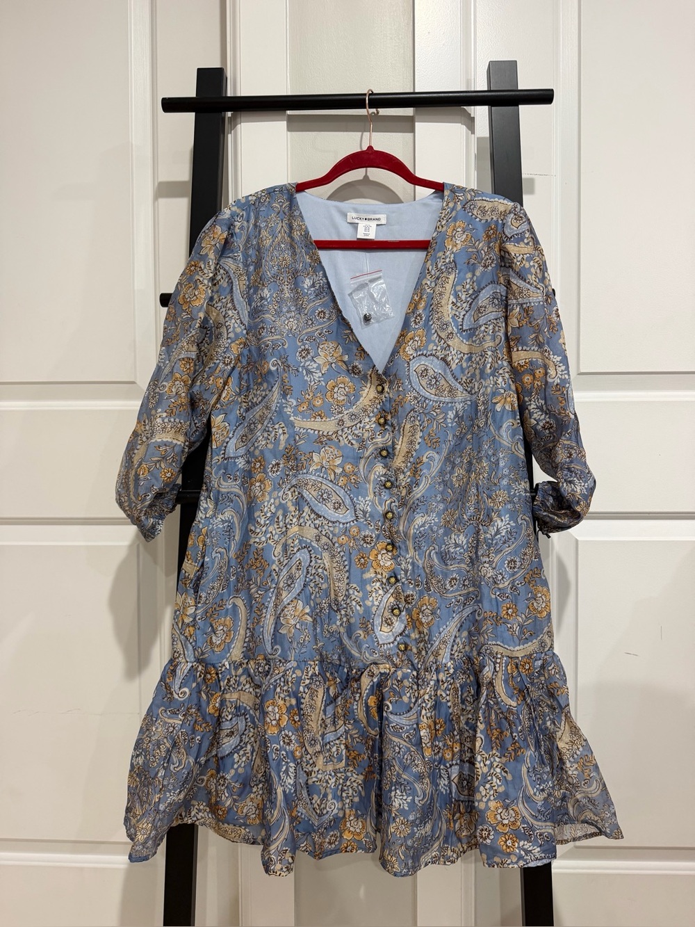 NWT Lucky brand dress size XL, fall floral pattern
